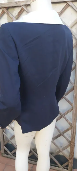 Giacca Alba Moda blu/bianca tg 44