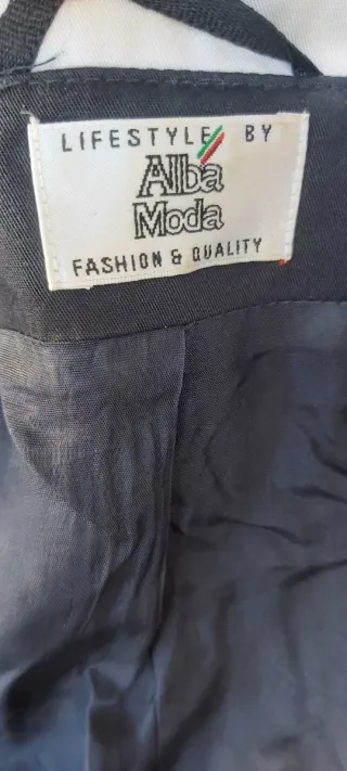 Giacca Alba Moda blu/bianca tg 44