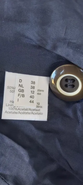 Giacca Alba Moda blu/bianca tg 44