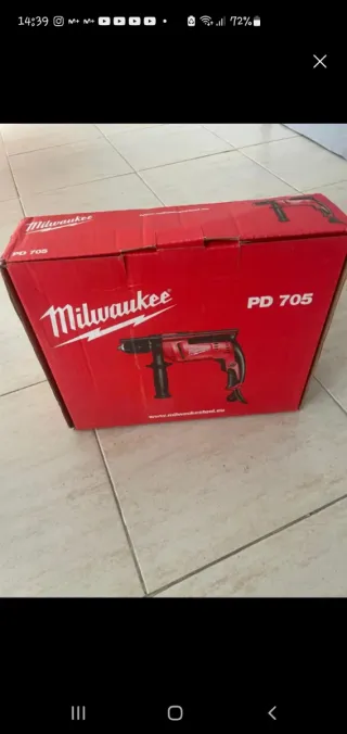 Taladro percutor Milwaukee PD 705