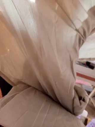 Cortinas beige del Ikea