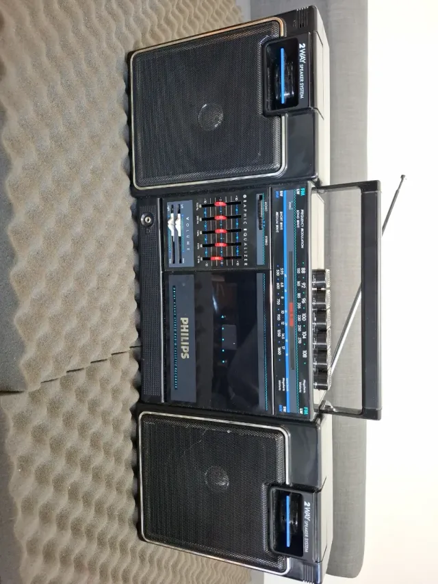Radio Philips Boombox Cassette