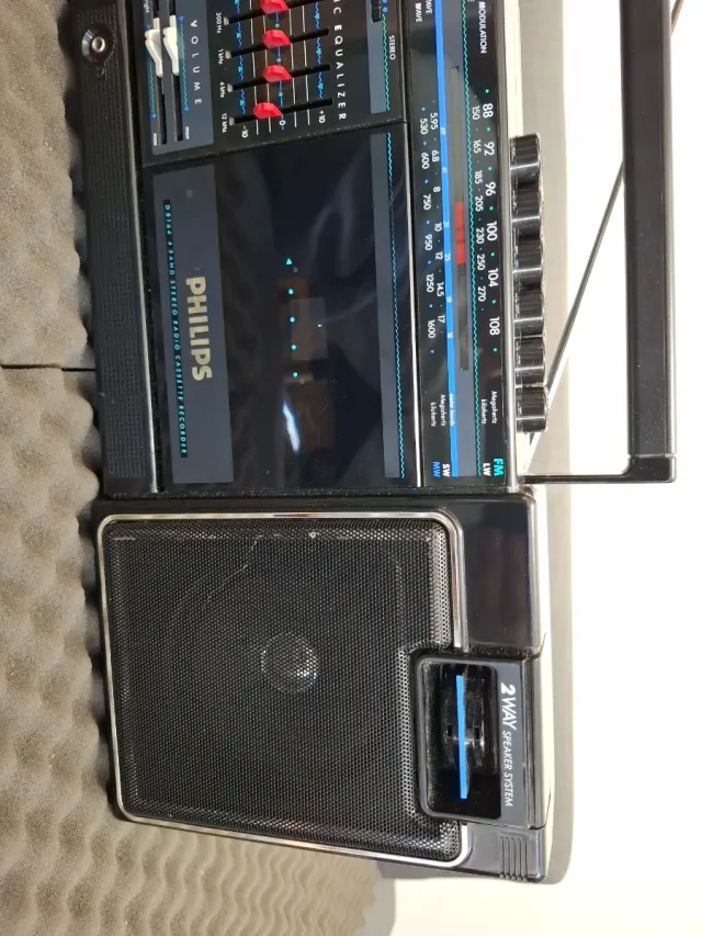 Radio Philips Boombox Cassette