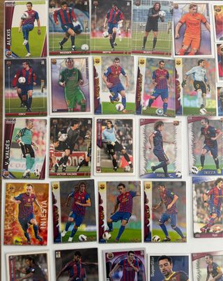 80 Cromos FC Barcelona: Messi, Xavi, Iniesta, Pep