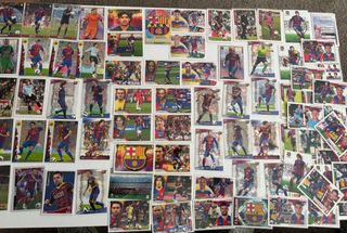 80 Cromos FC Barcelona: Messi, Xavi, Iniesta, Pep