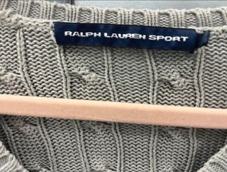 Jersey Ralph Lauren Gris Cable Knit