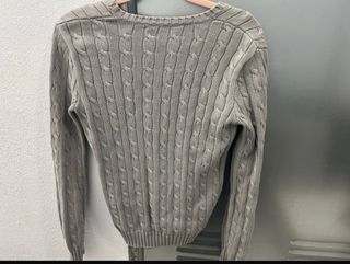 Jersey Ralph Lauren Gris Cable Knit