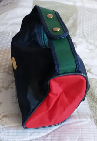 Trousse Roberta Camerino nera e rossa