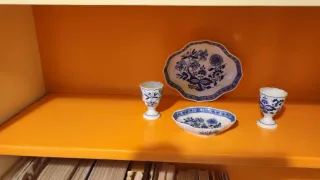 Set Porcellana Hutschenreuther Blu Onion