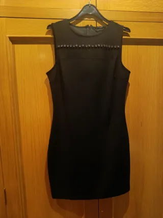 Vestido Negro Guess Talla L
