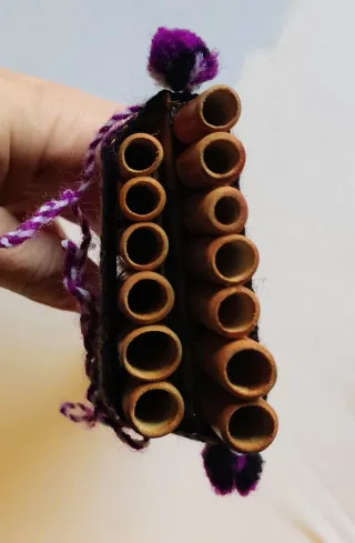 ZAMPOÑA ANDINA, FLAUTA DE PAN de caña de Bambú
