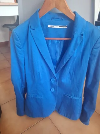 Americana Stradivarius azul Talla M