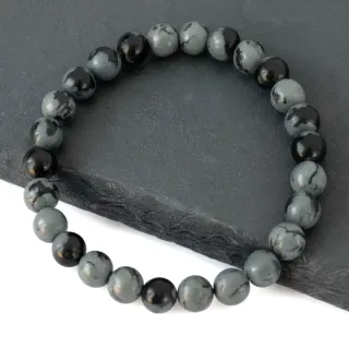 Pulsera Obsidiana Nevada 6mm
