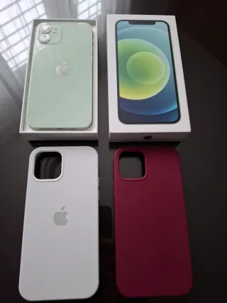 iPhone 12 Verde + 2 custodie