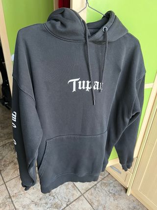 Sudadera con capucha Negra Tupac