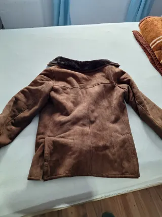 Chaqueta de lana marrón