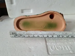 Pastore presepe diorama con carretto e pesci