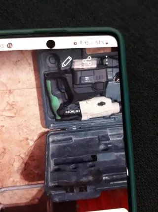 Taladro Percutor Hitachi 24V con Baterías