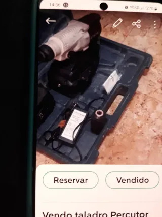 Taladro Percutor Hitachi 24V con Baterías