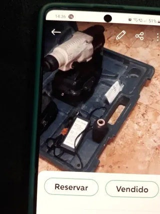 Taladro Percutor Hitachi 24V con Baterías