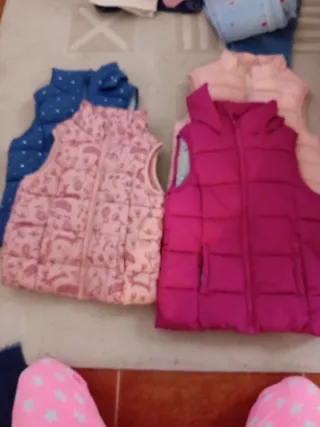 Lote 4 Chalecos Niña
