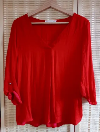 Blusa Roja Talla M