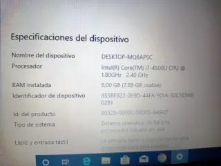 Portátil Acer Negro