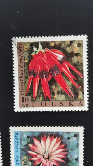 Sellos Polonia Lote 28 Flores