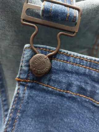 Peto vaquero corto talla 42