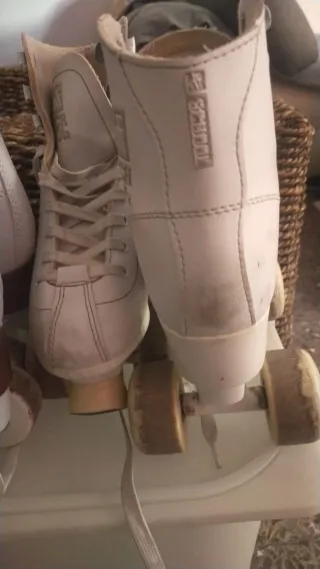 Patines blancos talla 34