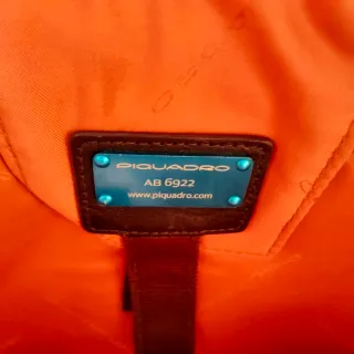 Borsa Piquadro pelle e tessuto