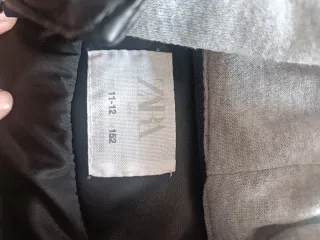 Chaqueta niño piel con sudadera desmontable