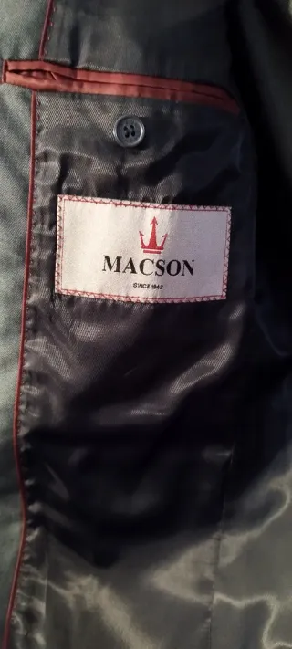 Traje de hombre gris