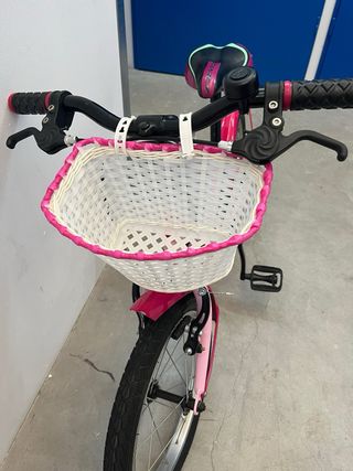 Bicicleta niña rosa 16 pulgadas
