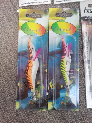 Lotes de señuelos de pesca OLYMPUS JIBIONERAS