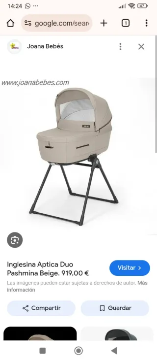 Carrito Inglesina Aptica 2023 Completo