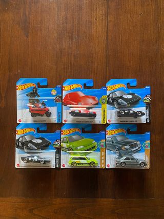 Lotto 6 Macchinine Hot Wheels