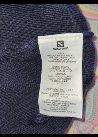 Gorro Salomon original a estrenar.