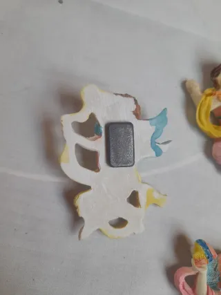 Lote 5 Imanes Angelitos vintage