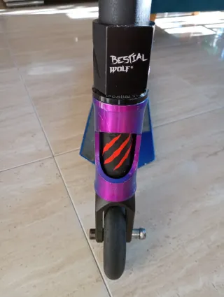 Patinete Bestial Wolf Rocky Azul