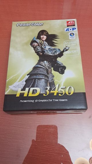 Tarjeta Gráfica PowerColor HD 3450 256MB PCI-E