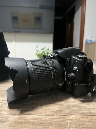 Cámara Nikon D80 Reflex Negra