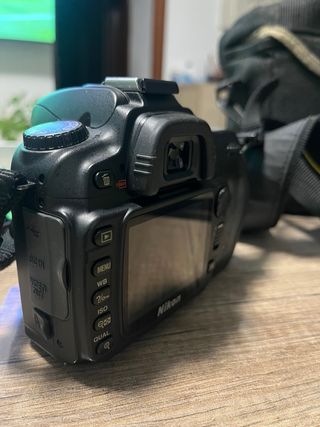 Cámara Nikon D80 Reflex Negra