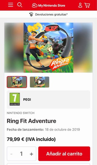 Ring Fit Adventure Nintendo Switch