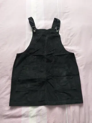 Peto falda pana negro talla 44