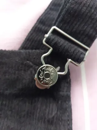 Peto falda pana negro talla 44