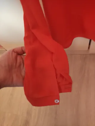 Blusa elegante naranja