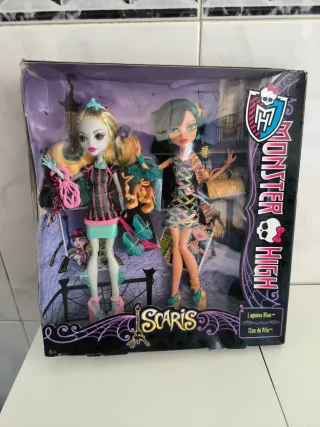 Confezione di bambole Monster High Scaris Lagoona e Cleo