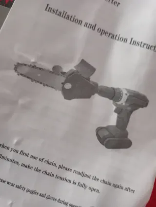 Adaptador mini sierra para taladro