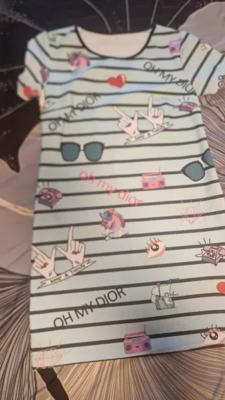 Vestido estampado Oh My Dior